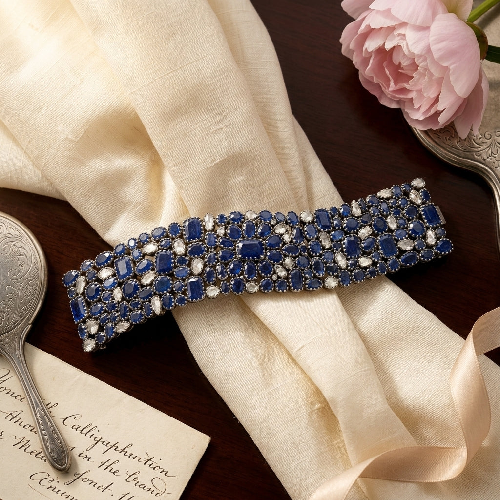 Antiqa handcrafted bracelet detailed artisan craftsmanship close shot
