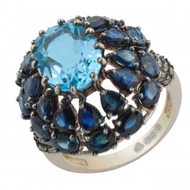 blue sappire rings