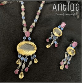 Handmade Necklace and Earring Set