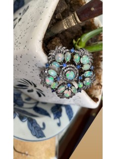 Handmade opal ring