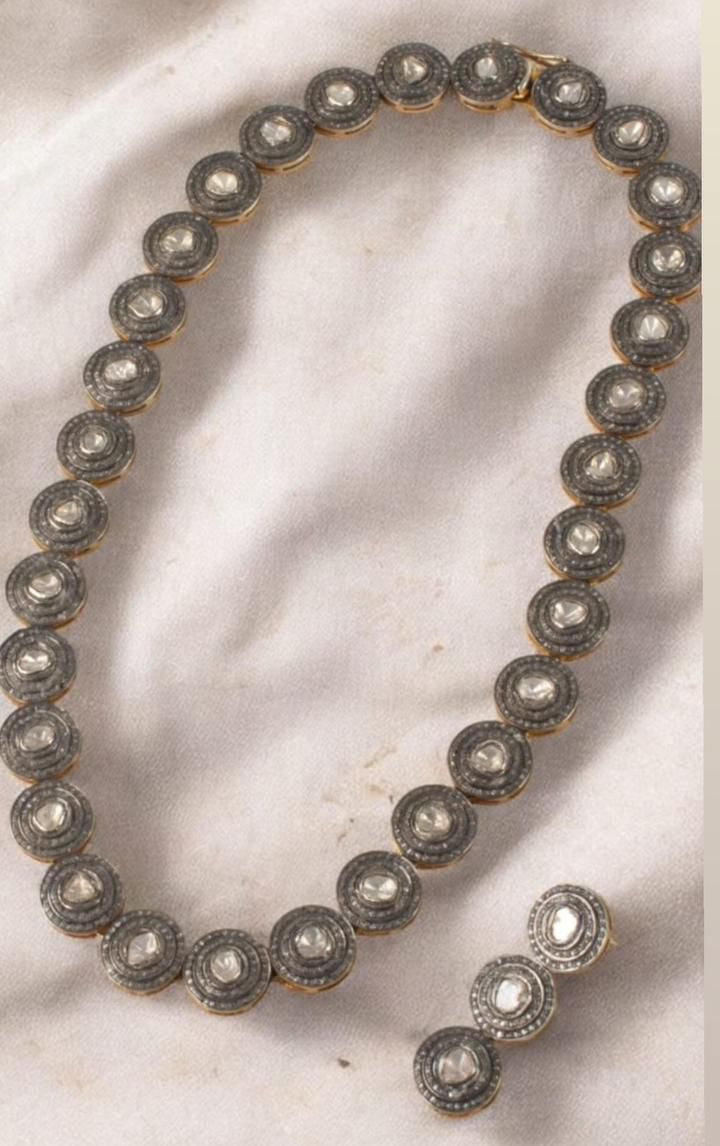 Polki handcrafted necklace