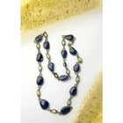 Ethereal Blue Sapphire & Opal Necklace