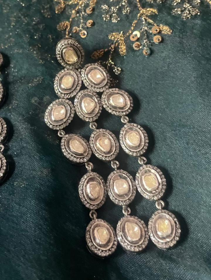 handmade polki earrings