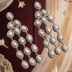 Royal Mughal Victorian Polki Diamond Ear Danglers | Handcrafted 925 Sterling Silver | 6ct Natural Diamonds