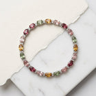 Sterling Silver Bracelet with Multi-Color Tourmaline & Diamonds – 13.5g | 13ct Tourmaline