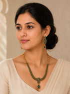 Mughal Zambian Emerald & Diamond Necklace - 19 Carat Marquise