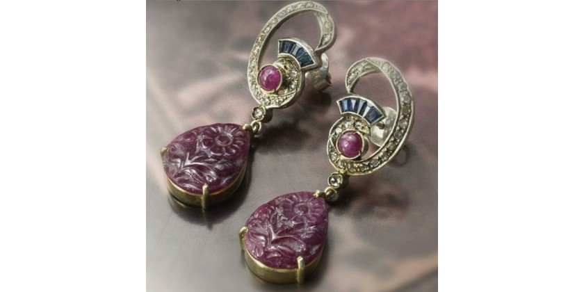 Latest Design in Victorian Earrings- Antiqa